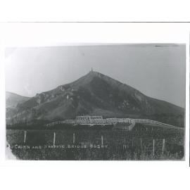 Cairn and traffic bridge, Bushey