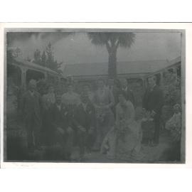 Brents Boarding House. Marriage of one of the maidservants c1902?