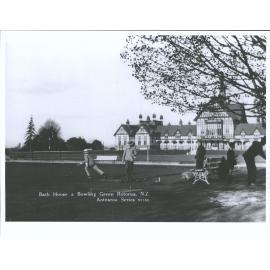 Bath House & Bowling Green, Rotorua, N.Z.