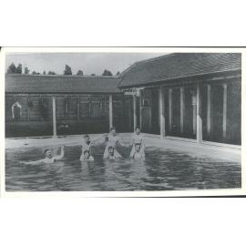 In the Blue Bath, Rotorua, N.Z.