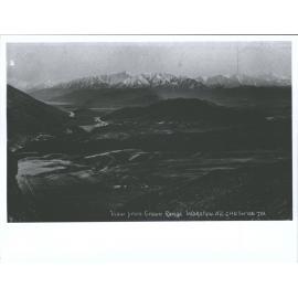 View from Crown Range, Wakatipu, N.Z.