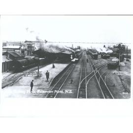 The railway yards