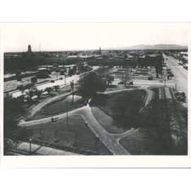 The Square, southwest corner