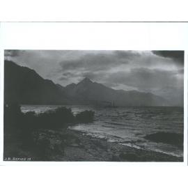 View of Steamer on Lake Wakatipu