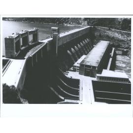 Hydro dam from look-out