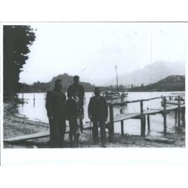 Unidentified group standing at Bob's Cove