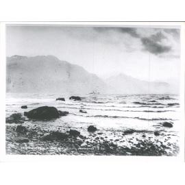 Lake Wakatipu, N.Z., in storm