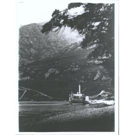 Steamer on Lake Wakatipu