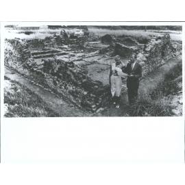 Excavation of barracks by Wellington Archaeological Society