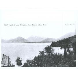 Head of Lake Wakatipu, from Pigeon Island N.Z.