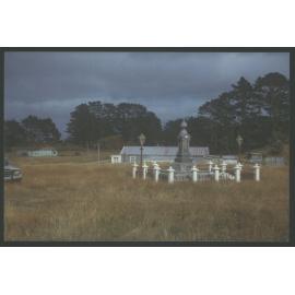 A view of the marae from the bell ringer's rock