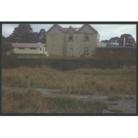 The centre building is cracked badly and may have to be torn down soon