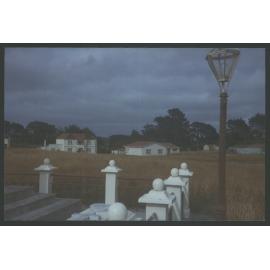 Some of the remaining buildings viewed from Te Whiti's memorial.