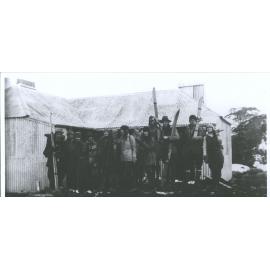 Auckland University Tramping Club Blyth Hut - S. slopes of Ruapehu