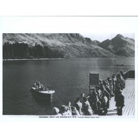 Queenstown Wharf, Lake Wakatipu, N.Z.
