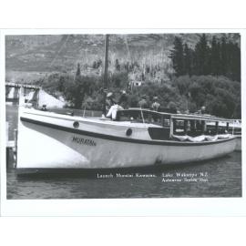 Launch Muratau, Kawarau, Lake Wakatipu