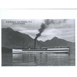 S.S. Earnslaw, Lake Wakatipu, N.Z. (Government Steamer)