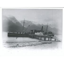 P.S. Mountaineer at Glenorchy Jetty, Lake Wakatipu