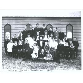 Saddle Hill Sunday School Pupils and Teachers