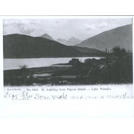 Mt. Aspiring from Pigeon Island - Lake Wanaka
