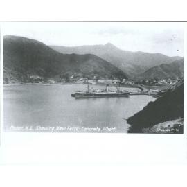 Picton, N.Z. Showing new ferro-concrete wharf