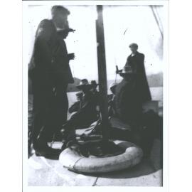 Passengers aboard a boat