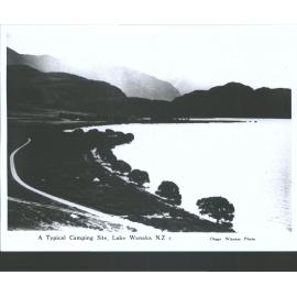 A Typical Camping Site, Lake Wanaka N.Z.