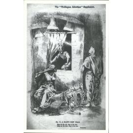 No. 17, A Happy New Year 1881-1882.  Ring out the old, Ring in the new, Ring out the false, ring in the true. Tennyson