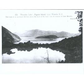 "Paradise Lake", Pigeon Island, Lake Wanaka, N.Z.