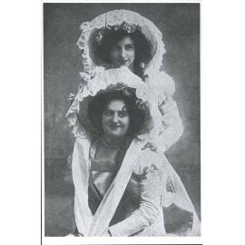 Two charmers of Pollard's opera company. Miss Rosie Evison and Miss Mollie O'Sullivan