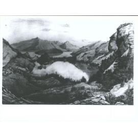 Paradise Lake on Pigeon Island in Lake Wanaka