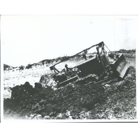 Operating a bulldozer