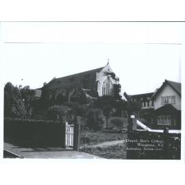 Chapel, Boy's College, Wanganui, N.Z.