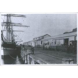 Mills & co. wool and grain store, Port Chalmers