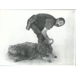 "Correct position for cutting throat"