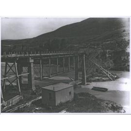 Shotover Bridge "just after collapse"