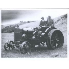 Hart Parr New Zealand Special Tractor, used by Bill Bennington to drive threshing mill