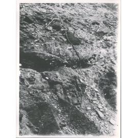 Washing out rock to access gold - J. & H. Kitto's claim