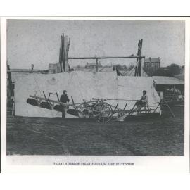 Patent 4 Furrow Steam Plough, for deep cultivation