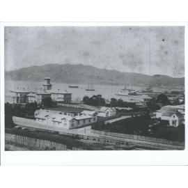 View of Government House and harbour