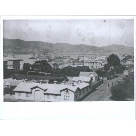 Looking south over harbour towards Mount Victoria