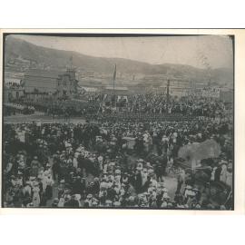 Departure of first contingent to South African War