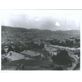 From Kelburn looking across Wellington harbour and Te Aro flat towards Mount Victoria