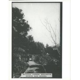 Botanical Gardens, Wellington, Showing Band Rotunda
