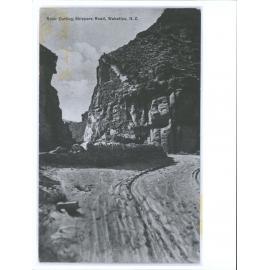 Rock Cutting, Skippers Road, Wakatipu, N.Z.
