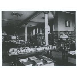 View in library of old building