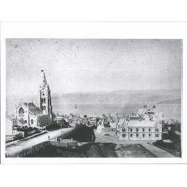 View of harbour looking past Old Parliament Buildings