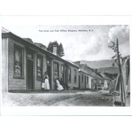 The Hotel & Post Office, Skippers, Wakatipu, N.Z.