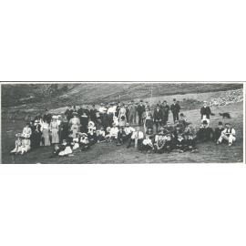 Crowd watching a cricket match at Skippers