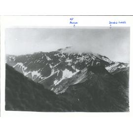 Mt Aurum & Dandies Saddle from near Trigo